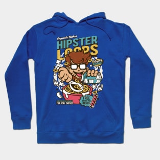 Retro Cereal Box Hipster Loops // Junk Food Nostalgia // Cereal Lover Hoodie